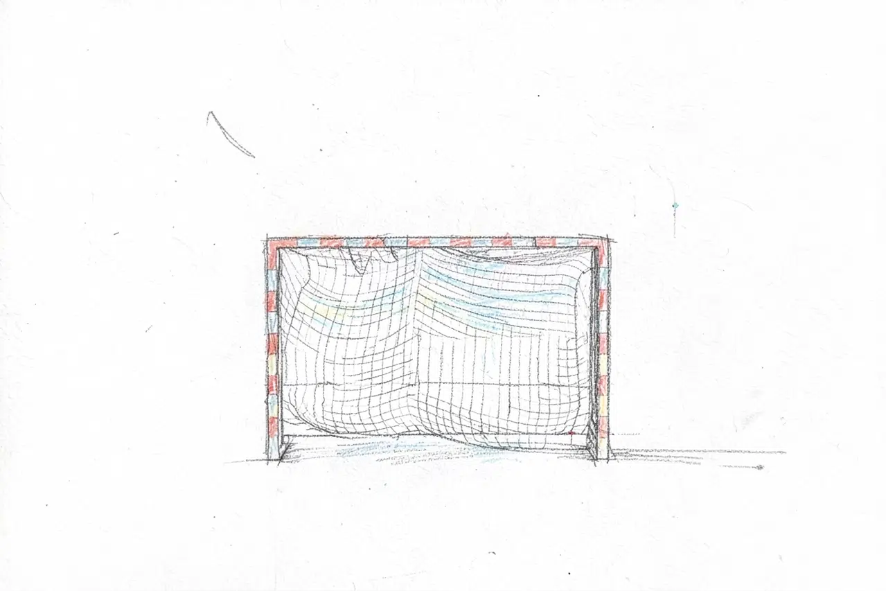 Illustrazione generica di azione sportiva senza dettagli riconoscibili